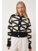 Happiness Istanbul Vest crème/zwart