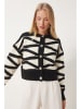 Happiness Istanbul Vest crème/zwart