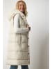 Happiness Istanbul Doorgestikte bodywarmer crème