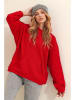 Trend Alaçatı Stili Hoodie in Rot