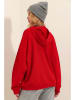 Trend Alaçatı Stili Hoodie in Rot