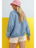 Trend Alaçatı Stili Sweatshirt in Hellblau
