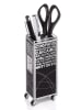 Troika Stifteköcher ''Mini Trolley'' in Schwarz - (B)5,1 x (H)12,5 x (T)3,7 cm
