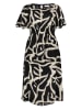 s.Oliver Kleid in Schwarz/ Beige