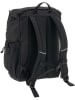 Lässig Wickelrucksack in Schwarz - (L)28 cm - (B)16 cm - (H)42 cm