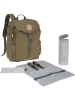 Lässig Wickelrucksack in Khaki - (L)28 cm - (B)16 cm - (H)42 cm
