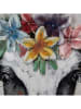 Clayre & Eef Holz-Kunstdruck "Kuh" in Bunt - (L)80 x (B)80 cm