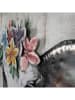 Clayre & Eef Holz-Kunstdruck "Kuh" in Bunt - (L)80 x (B)80 cm