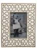 Clayre & Eef Fotolijst wit/lichtbruin - (B)19 x (H)24 cm