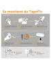 Tiger Zelfklevende montageset "Tigerfix Type 1"