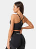 Carpatree Biustonosz sportowy "Allure" w kolorze czarnym