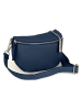 Anna Morellini Leder-Brustbeutel "Berenice" in Dunkelblau - (B)25 x (H)14 x (T)1 cm