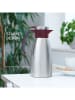 Emsa Isolierkanne "Soft Grip" in Silber/ Bordeaux - 1 l