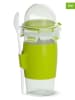 Emsa 4er-Set: Joghurtbecher "Clip & Go" in Grün  - 450 ml