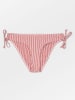 Becksöndergaard Bikini-Hose "Striba" in Rot/ Weiß