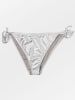 Becksöndergaard Bikini-Hose "Shiny" in Silber