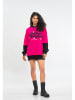 Tom Barron Hoodie in Pink/ Schwarz