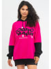 Tom Barron Hoodie in Pink/ Schwarz