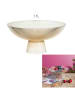 COOK CONCEPT Obstschale in Weiß/ Gold - Ø 22 cm