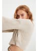 trendyol Sweter w kolorze kremowym
