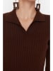 trendyol Strickkleid in Dunkelbraun