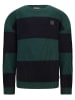 Retour Pullover "Flip" in Grün/ Schwarz