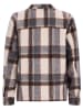 Retour Hemd "Arthur" in Grau/ Braun/ Beige