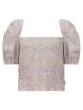 Retour Shirt "Amaris" paars/geel/groen