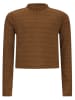 Retour Longsleeve "Kris" lichtbruin/zwart