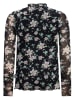 Retour Longsleeve "Rose" zwart/lichtroze/lichtblauw