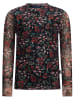 Retour Longsleeve "Mendy" zwart/rood/groen