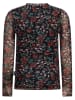 Retour Longsleeve "Mendy" zwart/rood/groen