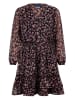 Retour Kleid "Ginny" in Schwarz/ Rosa/ Gelb