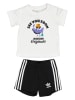 adidas 2-częściowy zestaw w kolorze biało-czarnym