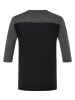 super.natural Fietsshirt "Contrast" zwart/antraciet
