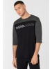 super.natural Fahrradshirt "Contrast" in Schwarz/ Anthrazit