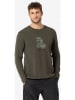 super.natural Funktionsshirt "Lets Shoe Brush" in Khaki