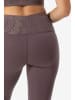 super.natural Trainingsleggings "Arabesque" in Braun