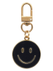 Eulenschnitt Schlüsselanhänger "Smiley" in Gold/ Schwarz - (L)6,7 cm