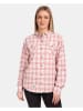 Kilpi Blouse "Flanny" wit/ lichtroze