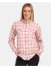 Kilpi Blouse "Flanny" wit/ lichtroze