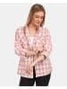 Kilpi Blouse "Flanny" wit/ lichtroze