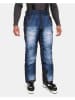 Kilpi Ski-/snowboardbroek "Denimo" blauw/ wit