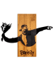 ABERTO DESIGN Dekoracja ścienna "Banksy - Flower Thrower" - 69 x 58 cm
