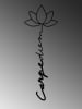 ABERTO DESIGN Wanddekor "Carpe Diem" - (B)21 x (H)60 cm