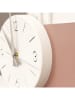ABERTO DESIGN Wandklok grijs/lichtbruin - (B)55 x (H)65 cm