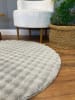 ABERTO DESIGN Dywan w kolorze jasnoszarym