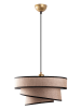 ABERTO DESIGN Hängeleuchte in Hellbraun - Ø 40 cm
