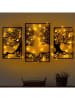 ABERTO DESIGN LED-Wanddekor "Tree Person" - (B)116 x (H)71 cm