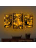 ABERTO DESIGN LED-Wanddekor "Tree Person" - (B)116 x (H)71 cm